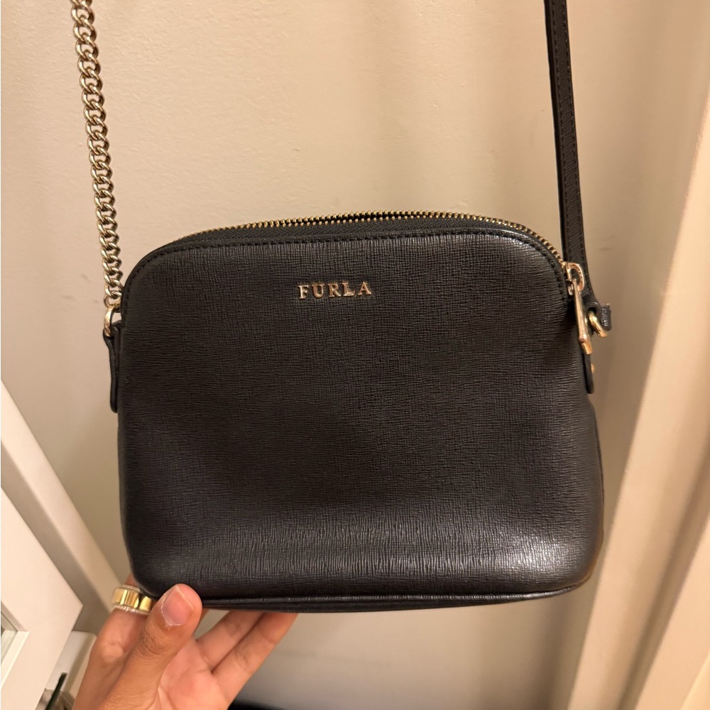 Furla Black Crossbody Bag
